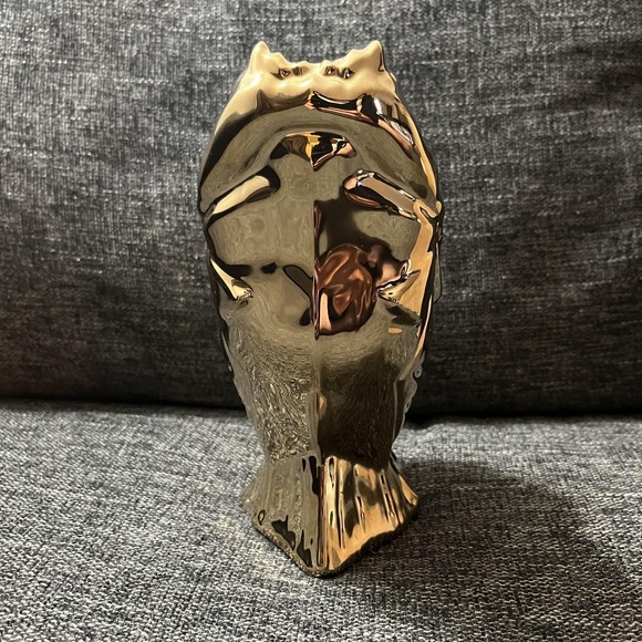 Trader Sam's Golden Piranha Mug Disney Tiki Bar Gold Fish Ceramic Limited Cup - Picture 2 of 12